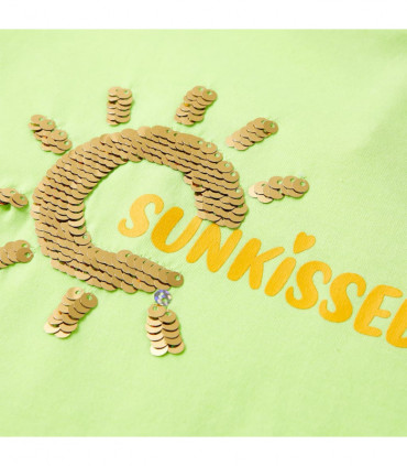 Kids' T-shirt Neon Yellow 116