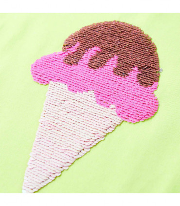 Kids' T-shirt Neon Yellow 140