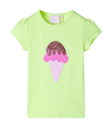 Kids' T-shirt Neon Yellow 92