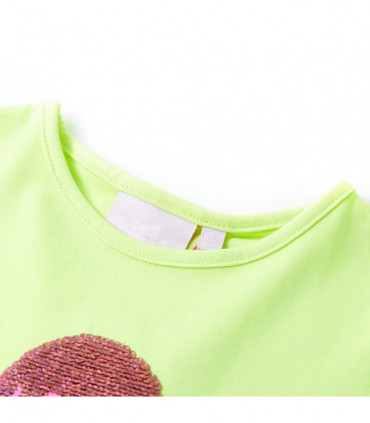 Kids' T-shirt Neon Yellow 92