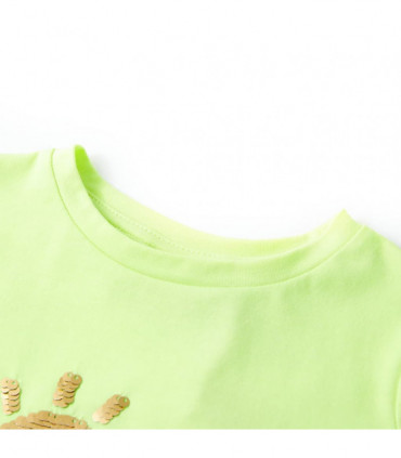 Kids' T-shirt Neon Yellow 92