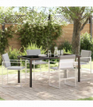 vidaXL Garden Dining Set Folding Manual 5 pcs White 160 x 80 x 73 cm