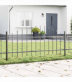 vidaXL Garden Fence Grey 510 x 75 cm