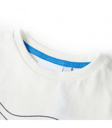 Kids' T-shirt Shark Print Ecru 104