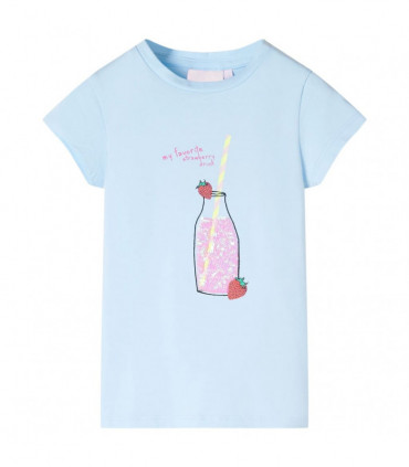 Kids' T-shirt Soft Blue 128