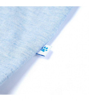 Kids' T-shirt Soft Blue Melange 140