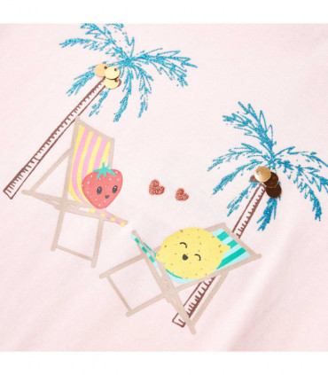 Kids' T-shirt Soft Pink 140