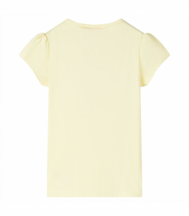 Kids' T-shirt Soft Yellow 104