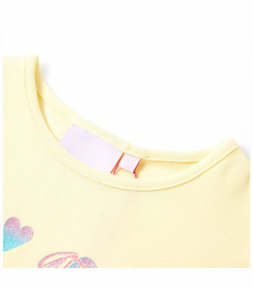 Kids' T-shirt Soft Yellow 104