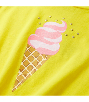 Kids' T-shirt Yellow 140
