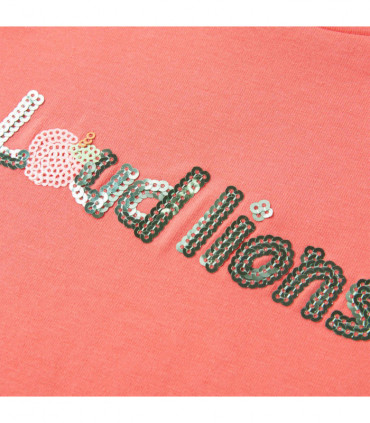 Kids' T-shirt with Cap Sleeves Coral 92