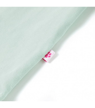 Kids' T-shirt with Cap Sleeves Light Mint 104