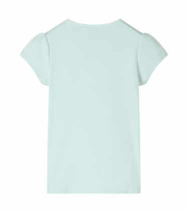 Kids' T-shirt with Cap Sleeves Light Mint 92