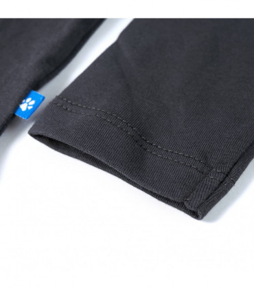 Kids' T-shirt with Long Sleeves Anthracite 128
