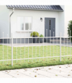 vidaXL Garden Fence White 340 x 100 cm
