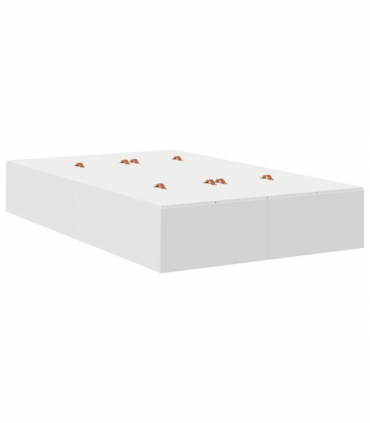 vidaXL Bed Frame White 200 x 120 x 31.5 cm Engineered wood