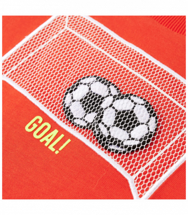 Kids' T-shirt with Long Sleeves Bright Orange 92