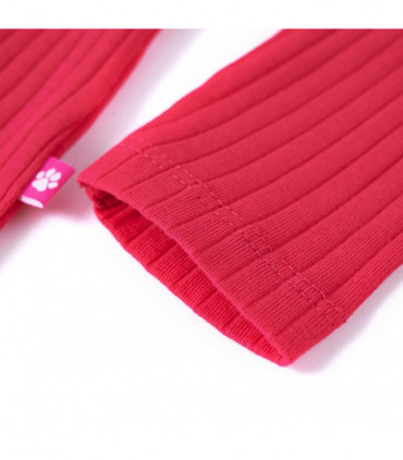 Kids' T-shirt with Long Sleeves Bright Pink 128