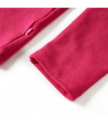 Kids' T-shirt with Long Sleeves Bright Pink 140