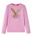 Kids' T-shirt with Long Sleeves Burnt Pink 104