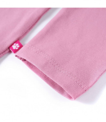 Kids' T-shirt with Long Sleeves Burnt Pink 92