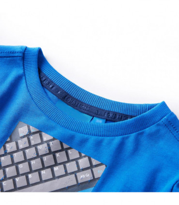Kids' T-shirt with Long Sleeves Cobalt Blue 104