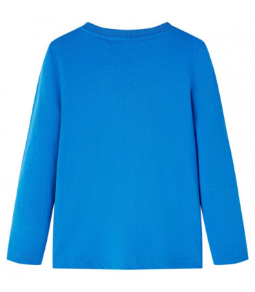 Kids' T-shirt with Long Sleeves Cobalt Blue 116