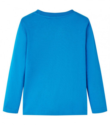 Kids' T-shirt with Long Sleeves Cobalt Blue 116