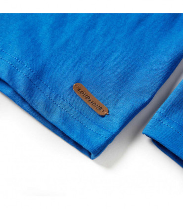 Kids' T-shirt with Long Sleeves Cobalt Blue 116