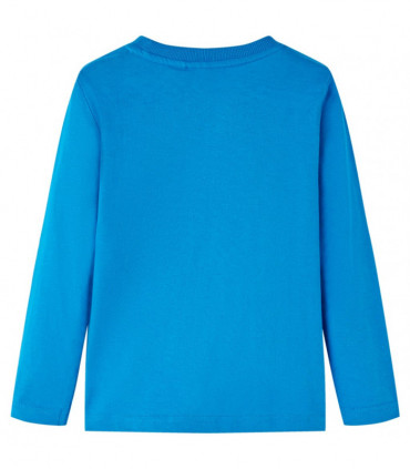 Kids' T-shirt with Long Sleeves Cobalt Blue 128