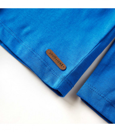 Kids' T-shirt with Long Sleeves Cobalt Blue 128