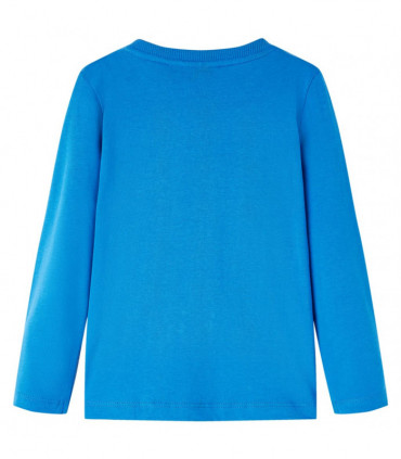 Kids' T-shirt with Long Sleeves Cobalt Blue 140