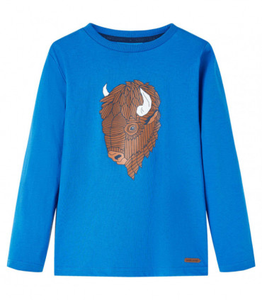 Kids' T-shirt with Long Sleeves Cobalt Blue 92