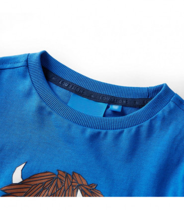 Kids' T-shirt with Long Sleeves Cobalt Blue 92