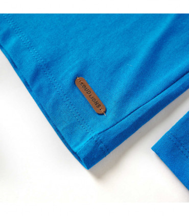 Kids' T-shirt with Long Sleeves Cobalt Blue 92