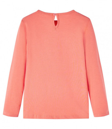 Kids' T-shirt with Long Sleeves Coral 92