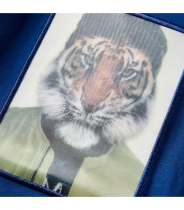 Kids' T-shirt with Long Sleeves Dark Blue 104