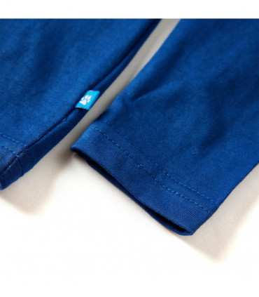 Kids' T-shirt with Long Sleeves Dark Blue 104