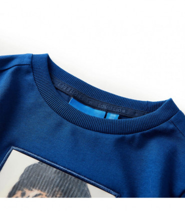 Kids' T-shirt with Long Sleeves Dark Blue 116
