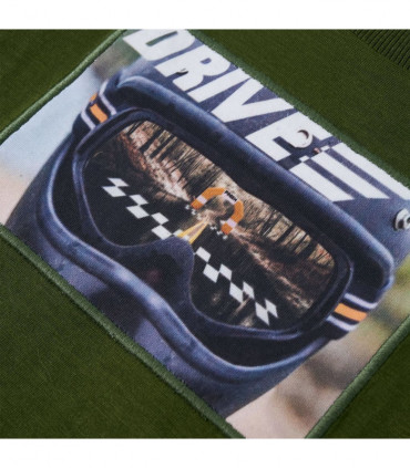 Kids' T-shirt with Long Sleeves Dark Khaki 92