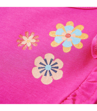 Kids' T-shirt with Long Sleeves Dark Pink 92