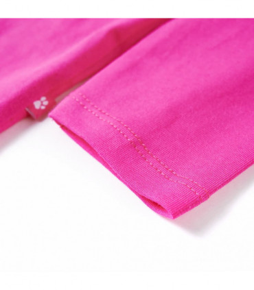 Kids' T-shirt with Long Sleeves Dark Pink 92