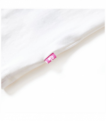 Kids' T-shirt with Long Sleeves Ecru 116