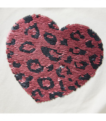 Kids' T-shirt with Long Sleeves Ecru 92