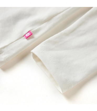 Kids' T-shirt with Long Sleeves Ecru 92