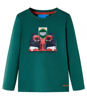 Kids' T-shirt with Long Sleeves Green 104