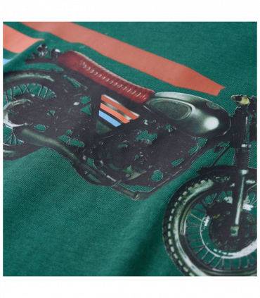 Kids' T-shirt with Long Sleeves Green 128