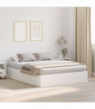 vidaXL Bed Frame White 200 x 160 x 31.5 cm Engineered wood