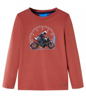 Kids' T-shirt with Long Sleeves Henna 128