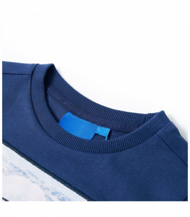 Kids' T-shirt with Long Sleeves Jeans Blue 128